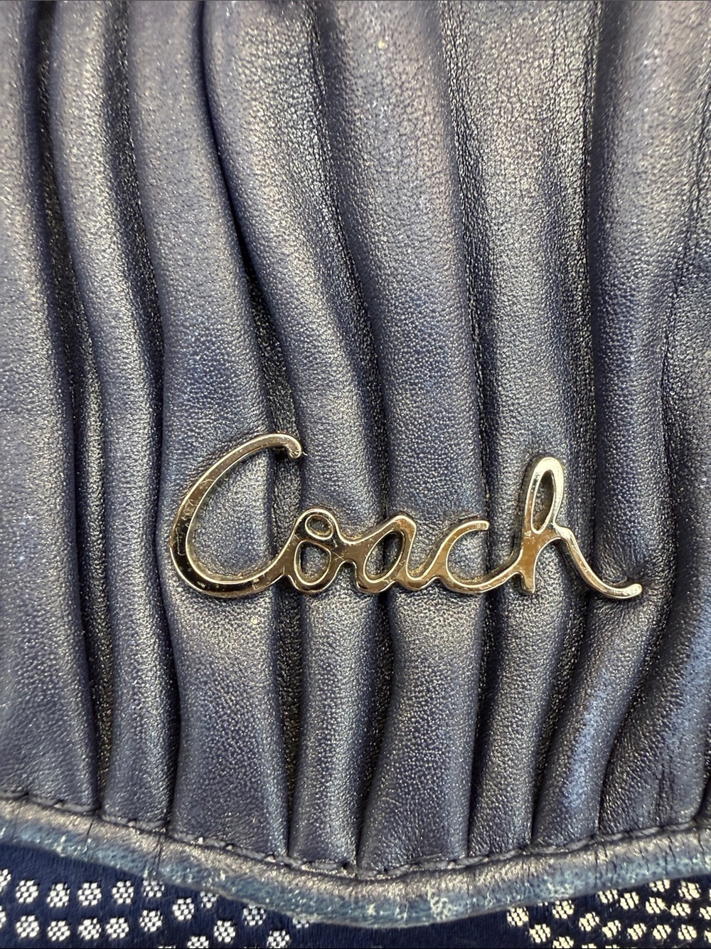 Coach Ashley Dotted Op Art Signature Satchel - Picture 2 of 14
